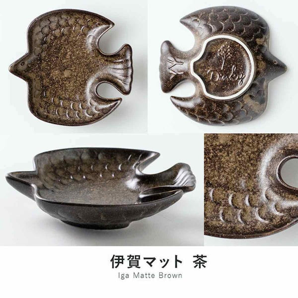 DINKY Bird Small Plate Set of 3 Colors – Japanese Mino Ware Porcelain Dessert Plates, Made in Japan