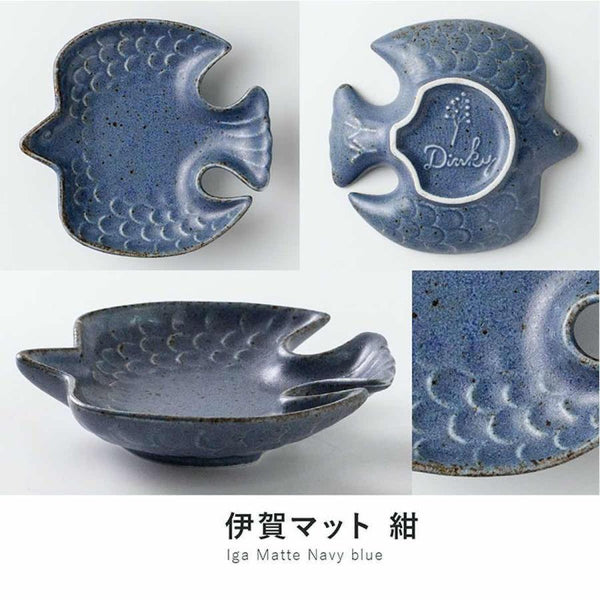 DINKY Bird Small Plate Set of 3 Colors – Japanese Mino Ware Porcelain Dessert Plates, Made in Japan