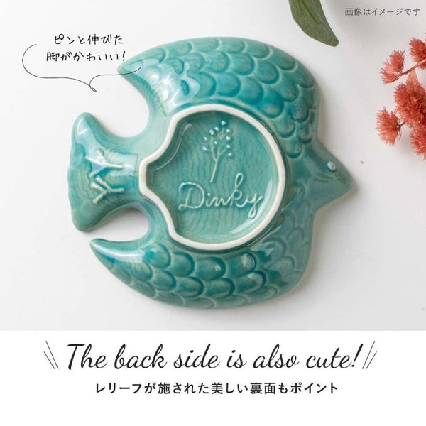 DINKY Bird Small Plate Set of 3 Colors – Japanese Mino Ware Porcelain Dessert Plates, Made in Japan