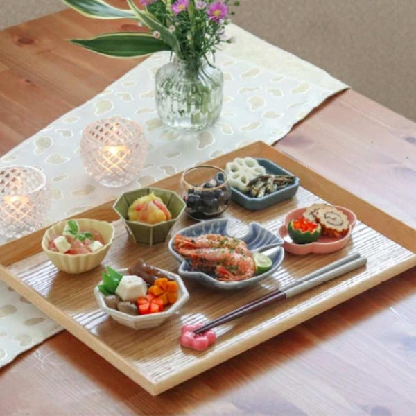 DINKY Bird Small Plate Set of 3 Colors – Japanese Mino Ware Porcelain Dessert Plates, Made in Japan