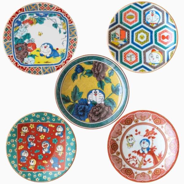 ドラえもん 小皿 九谷焼 皿 亀甲 12cm おしゃれ 日本製 食器 doraemon