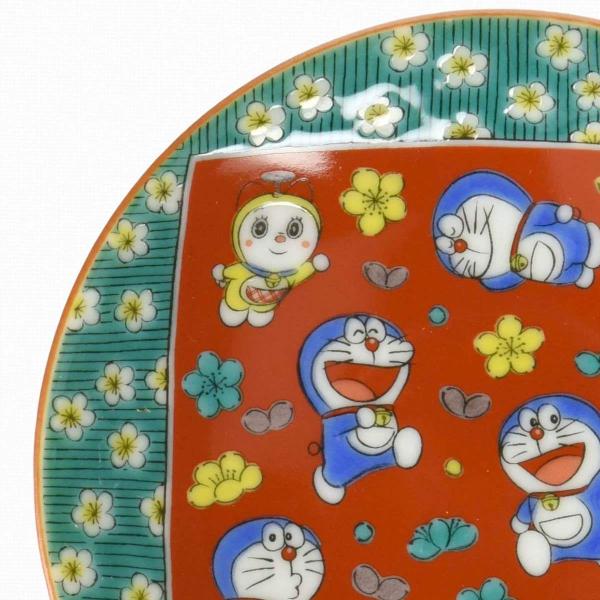 ドラえもん 九谷焼 皿 小皿 梅花 12cm おしゃれ 日本製 食器 doraemon
