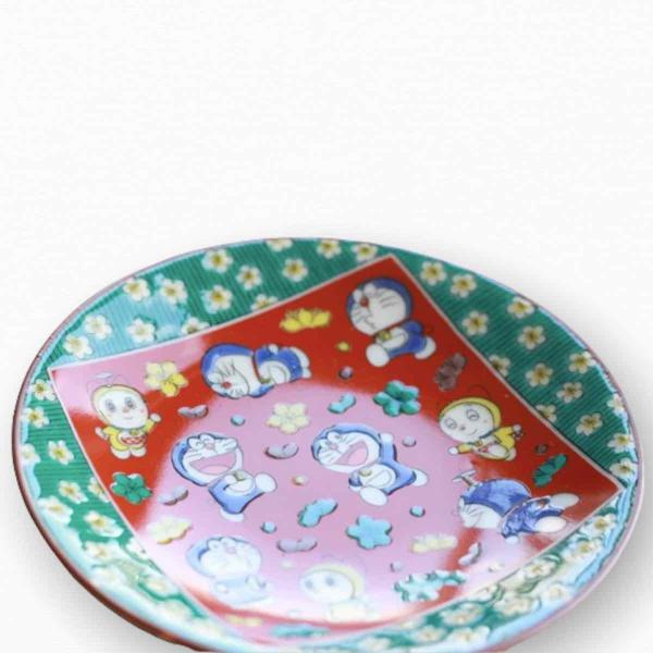 ドラえもん 九谷焼 皿 小皿 梅花 12cm おしゃれ 日本製 食器 doraemon