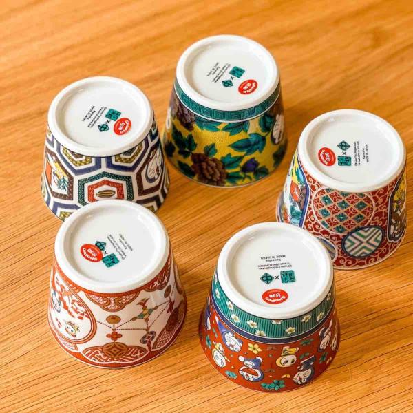 九谷焼 ドラえもん そばちょこ 5枚セット おしゃれ 蕎麦猪口 カップ 猪口 和食器