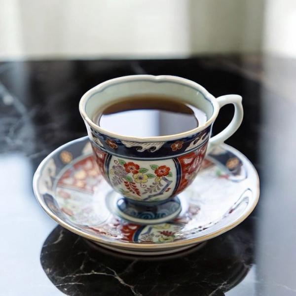 古伊万里藤花 カップ＆ソーサー 伊万里焼 日本製 食器 茶酒器 化粧箱入