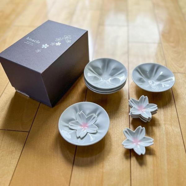 さくら 皿 セット 豆皿 小皿 小付 豆鉢 九谷焼 皿 日本製 ギフト