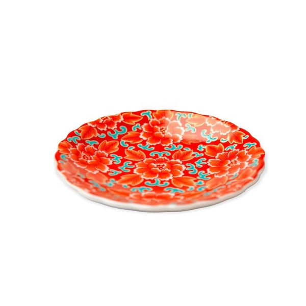 Kutani Ware Japanese Chrysanthemum Mini Plate Set of 5 – Traditional Designs, Made in Japan
