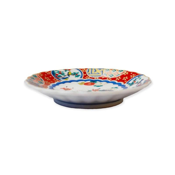 Kutani Ware Japanese Chrysanthemum Mini Plate Set of 5 – Traditional Designs, Made in Japan