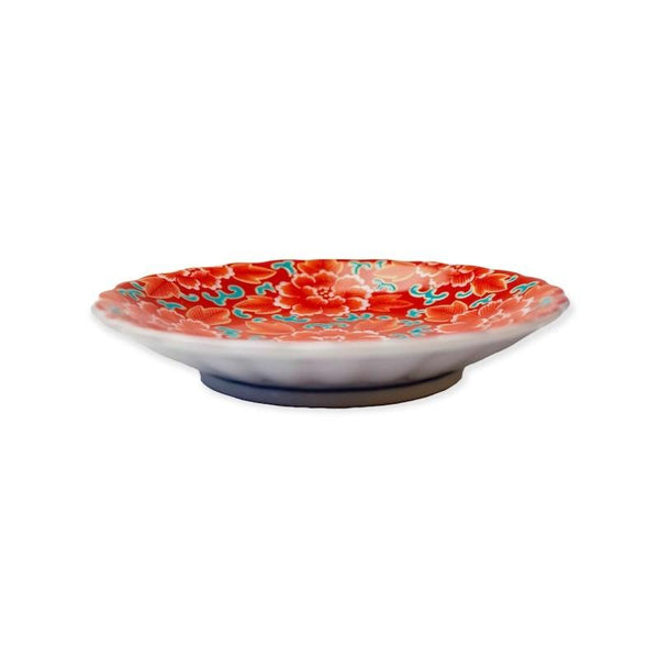 Kutani Ware Japanese Chrysanthemum Mini Plate Set of 5 – Traditional Designs, Made in Japan