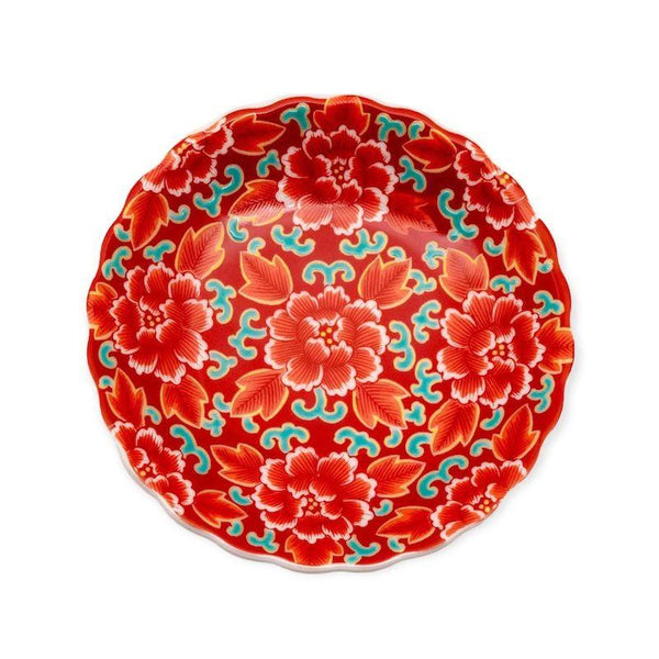 Kutani Ware Japanese Chrysanthemum Mini Plate Set of 5 – Traditional Designs, Made in Japan
