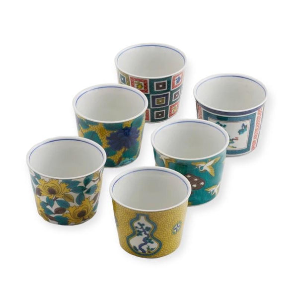 Kutani Ware Soba Choko 200ml (6.8 US fl oz) – Masterpiece Collection, Japanese Porcelain Cup, Made in Japan