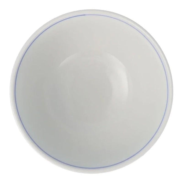 Kutani Ware Mejiro Japanese Rice Bowl – Japanese White-Eye Bird Design, Porcelain Tableware, Made in Japan