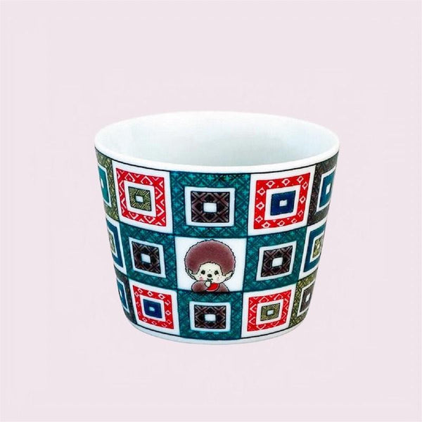 Monchhichi Cup 3 Designs - Made in Japan Kutani Ware