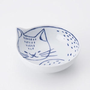 Cat Bowl Set of 4 Bowls ‘Neco’ Ishimaru Hasami Ware (14cm)