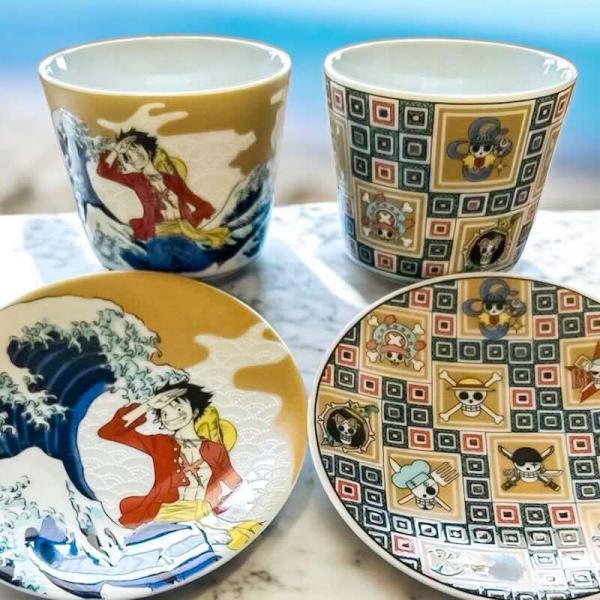 ワンピース 九谷焼 蕎麦カップ カップ かわいい 日本製 ギフト