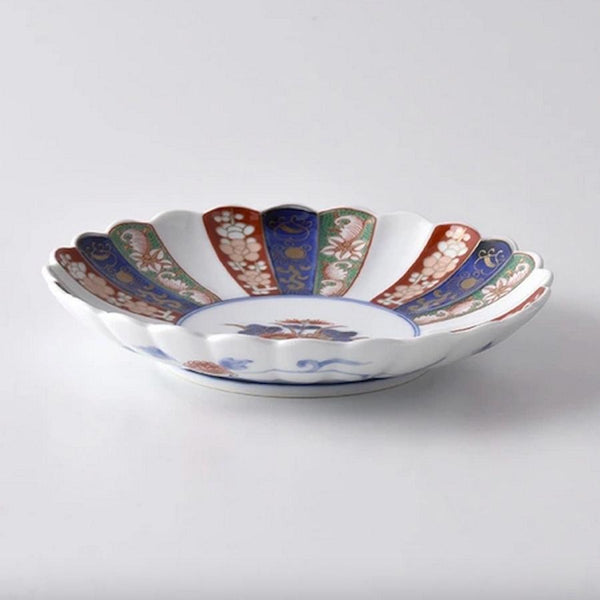 Hasami Ware Chrysanthemum Side Plate 15.8cm (6.2"), Made in Japan