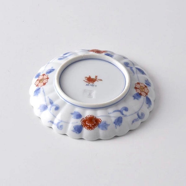 Hasami Ware Chrysanthemum Side Plate 15.8cm (6.2"), Made in Japan