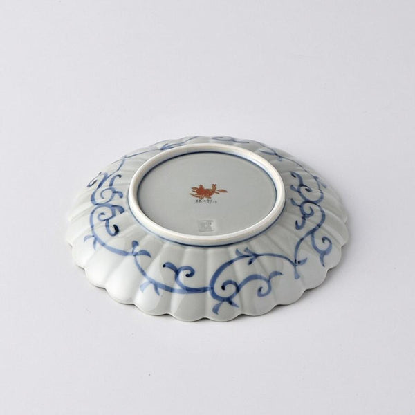 Hasami Ware Sakura Blossom Dessert Plate 15.8cm (6.2 in) – Red Handmade Japanese Porcelain Plate, Rinkuro Kiln, Made in Japan