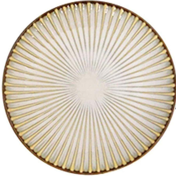 SENDAN Dinner Plate 23.5cm - Made in Japan, Mino Ware