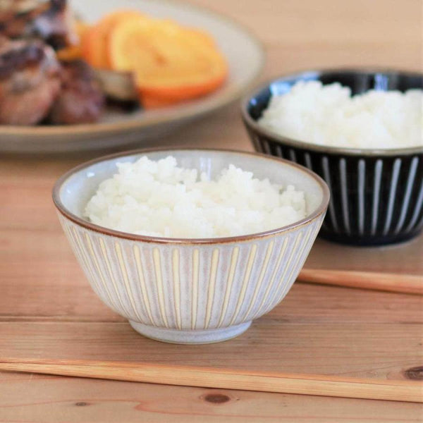 SENDAN Japanese Rice Bowl 12cm - Made in Japan, Mino Ware
