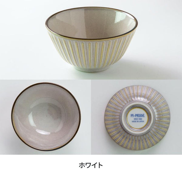 SENDAN Japanese Rice Bowl 12cm - Made in Japan, Mino Ware