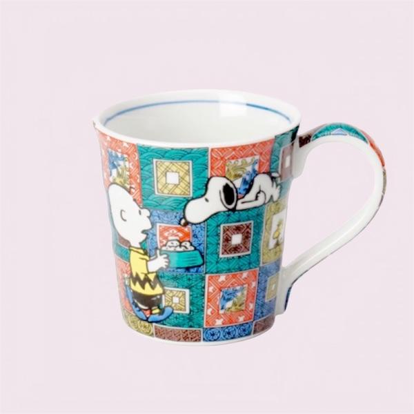 SNOOPY スヌーピー マグカップ 九谷焼 おしゃれ 日本製 かわいい