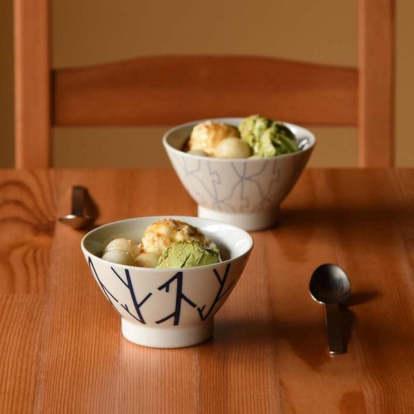 Swatch Rice Bowl in 7 Designs, Made in Japan, Hasami Ware Porcelain