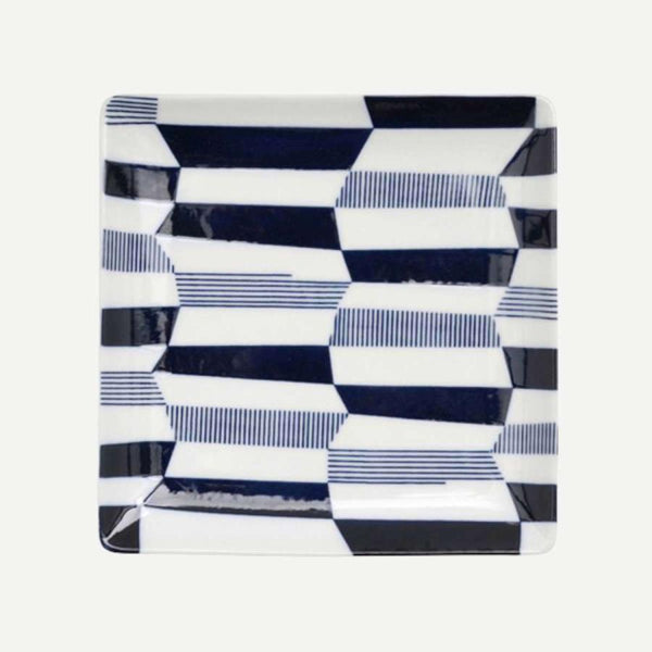 Swatch Square Plate in 7 Designs - Made in Japan, Hasami Ware