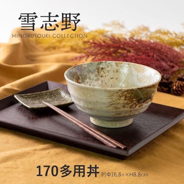 玉響 たまゆら 雪志野 多用丼ぶり 17cm 5.5多用丼 美濃焼 日本製