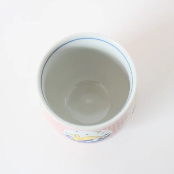 Kutani Ware Japanese Rabbit Tea Cup 240ml (8.1 US fl oz) – Porcelain Teacup, Made in Japan