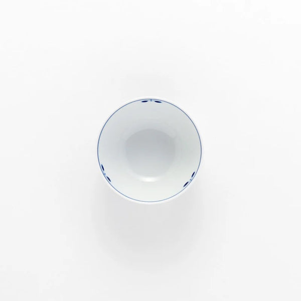 Bloom Japanese Dessert Bowl – Hand-Painted Floral Hasami Ware Porcelain, 10 cm (3.9 in), Made in Japan