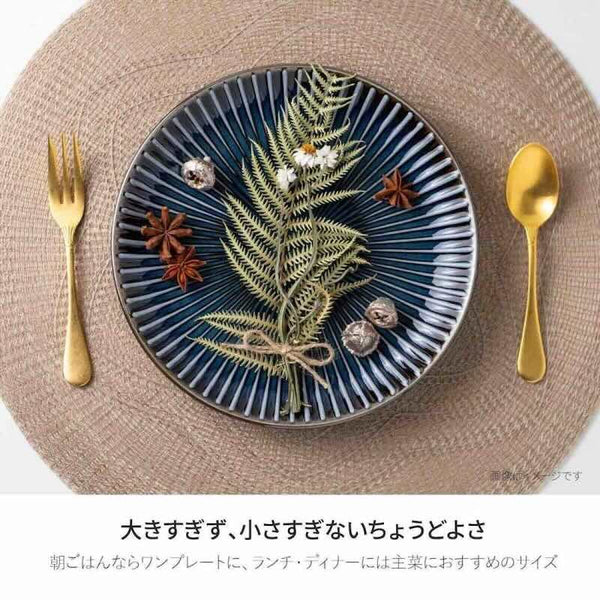 SENDAN Plate 21cm - Made in Japan, Mino Ware