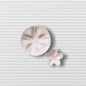 Kutani Ware Sakura Small Plate Set (Pink and White)