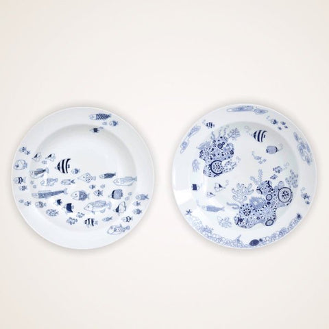 Pasta Plate ‘Cocomarine’ Hasami Ware (24.5 x 5.0cm)