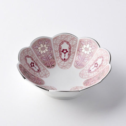 Pink Bowl Kotohogi Hasami Ware (15 x 4.8cm)